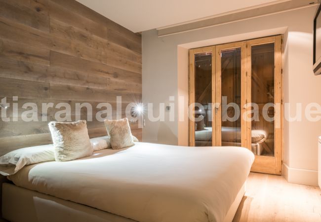 Dormitorio del apartameto Peira Arroja by Totiaran, Nin de Beret, Baqueira, a pie de pistas