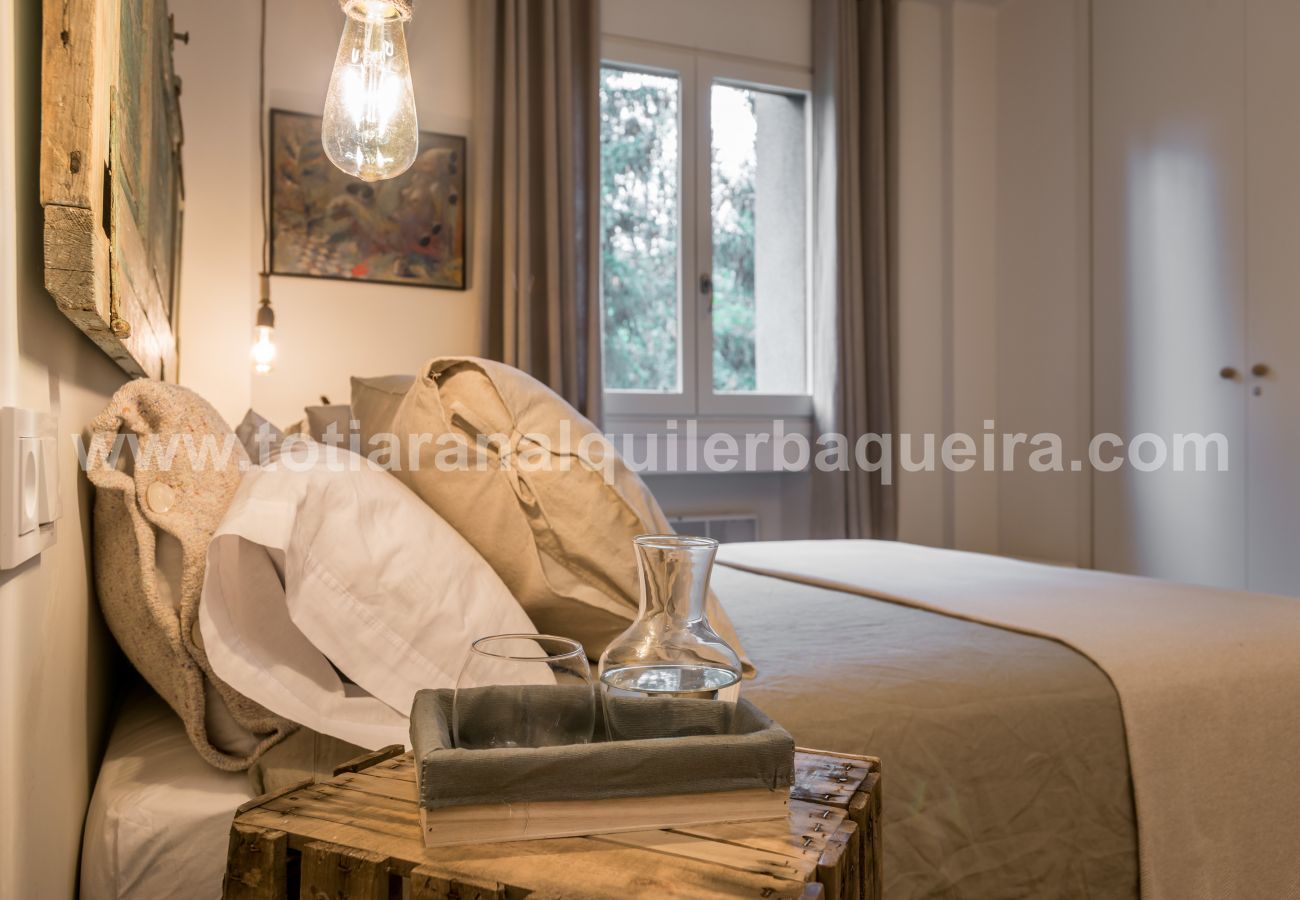 Dormitorio Era Piusa Totiaran, apartamento en Vielha, Valle de Aran Dormitorio Era Piusa Totiaran, apartamento en Vielha, Valle de Aran