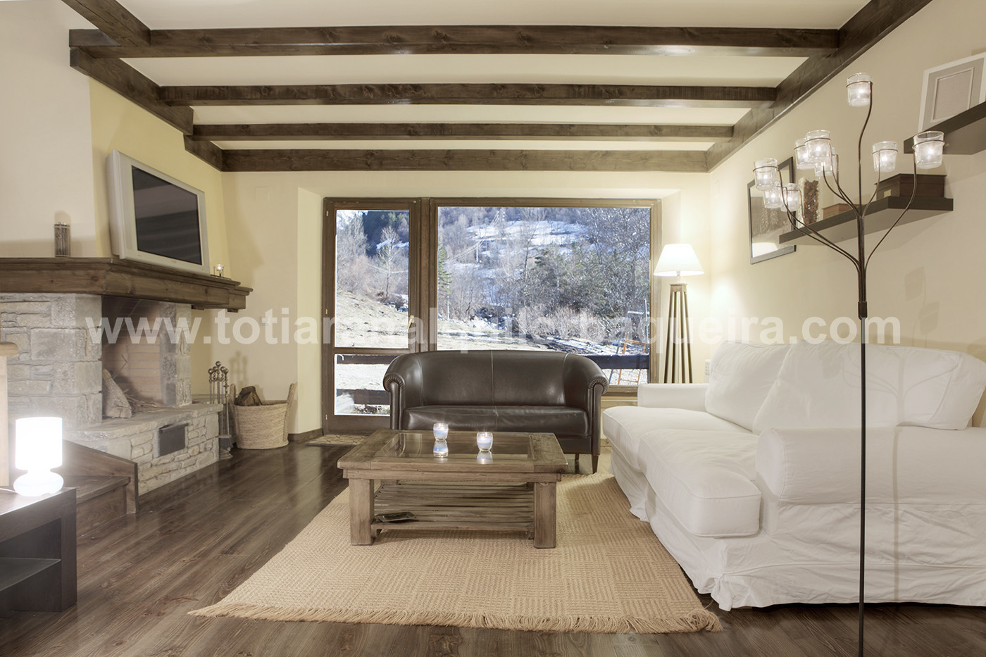 Living room Casa Banhs de Tredòs, Totiaran, house in Tredòs, Val d’Aran