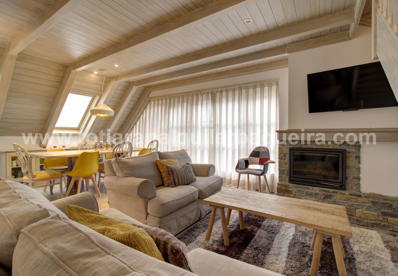 Living room of the Varrados by Totiaran apartment at the foot of the slopes