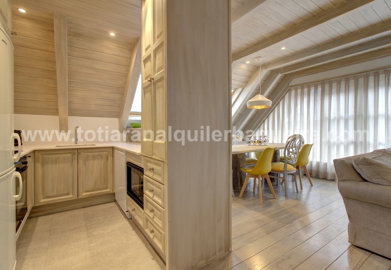 Kitchenette of the Varrados by Totiaran apartment at the foot of the slopes