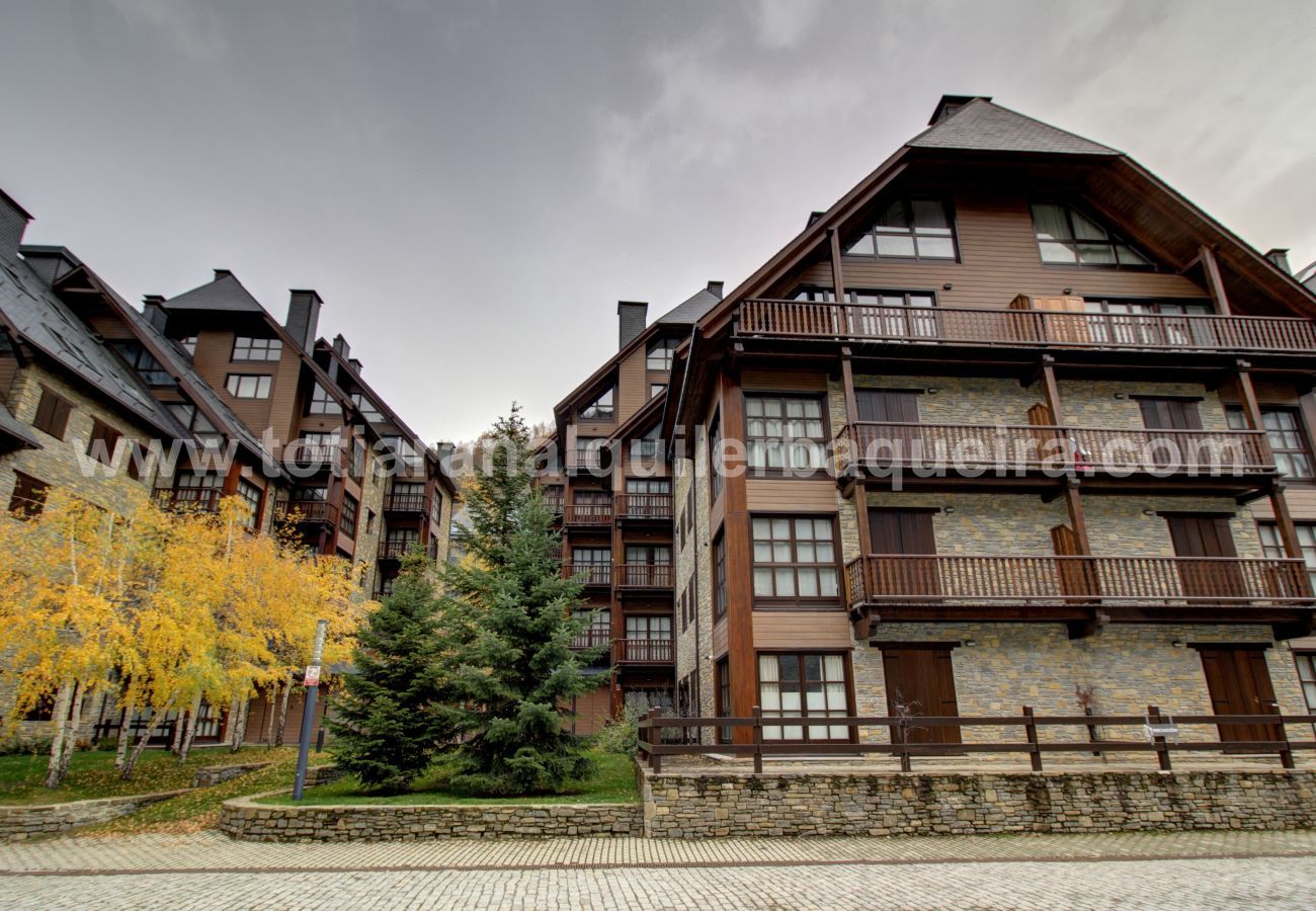 Location of apartment Molieres by Totiaran in Val de Ruda at the foot of the slopes
